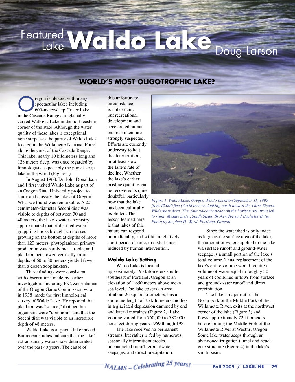 Lake Waldo Lake Doug Larson