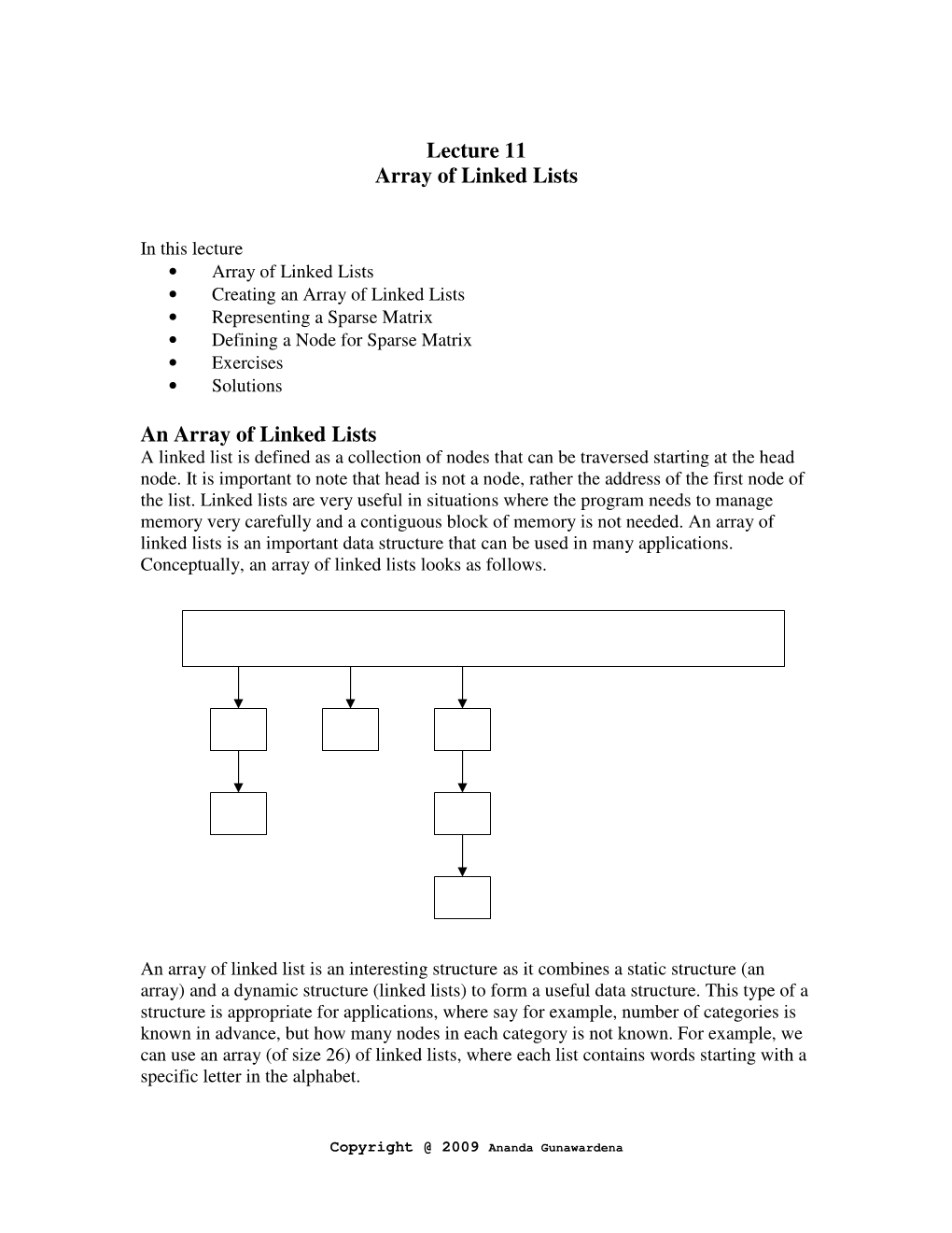 Array of Linked Lists.Pdf