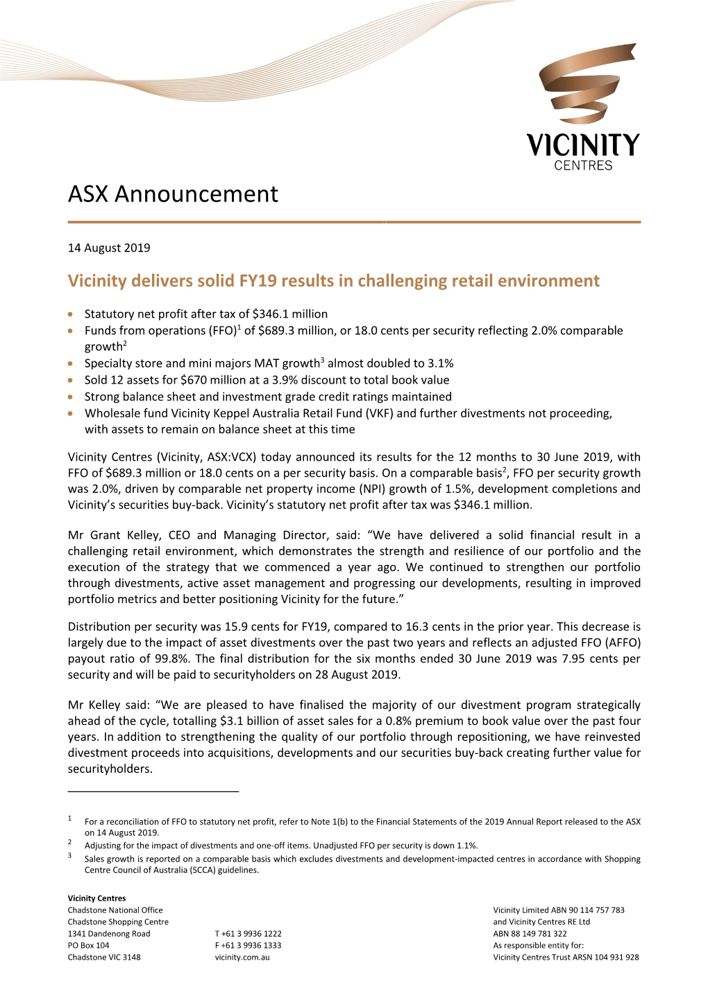 ASX Announcement