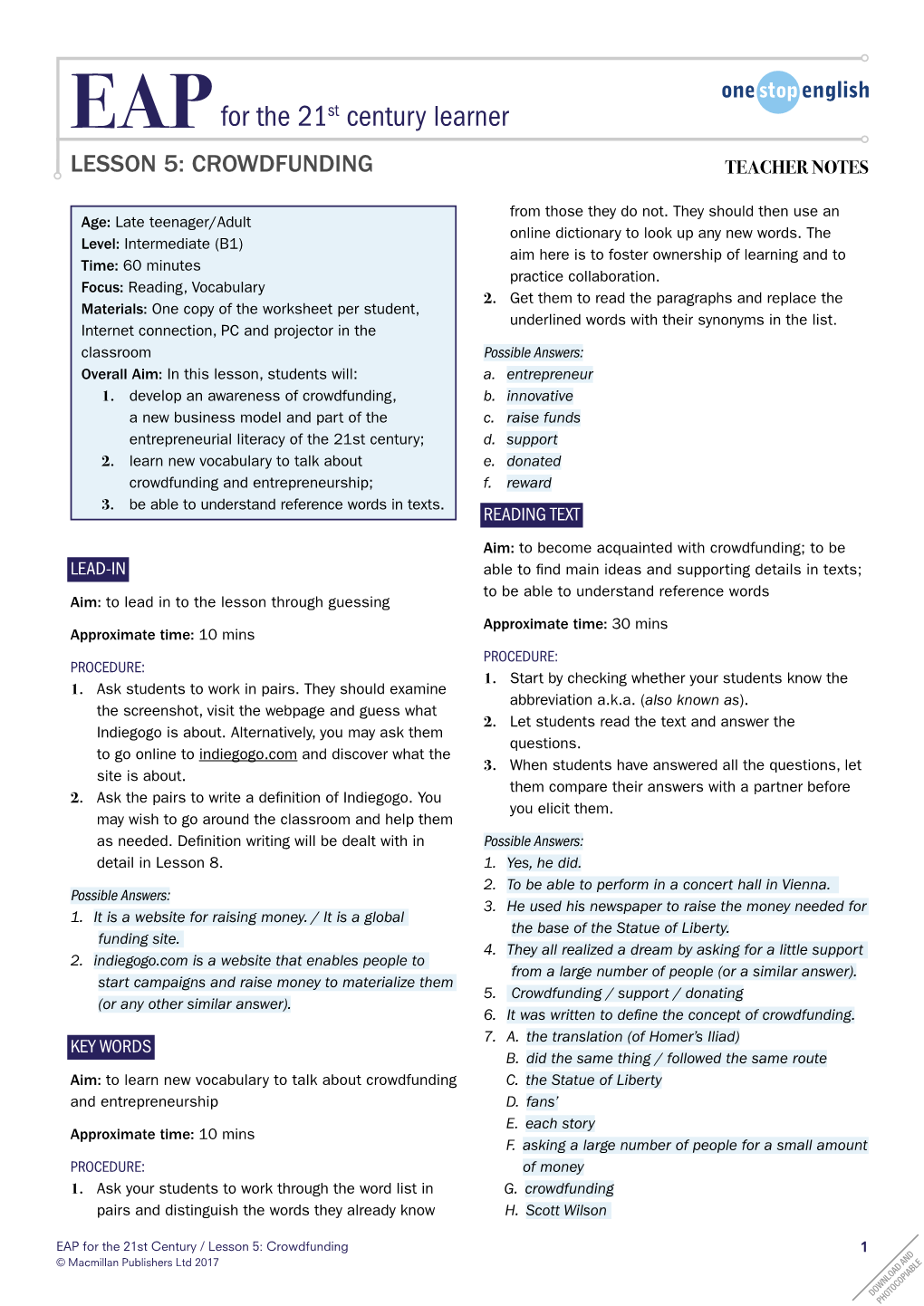 Eap21 C Lesson 5