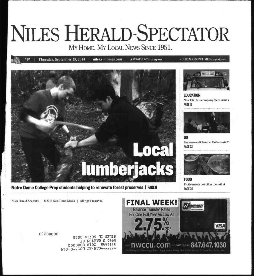 Niles Herald -Spectator M Home