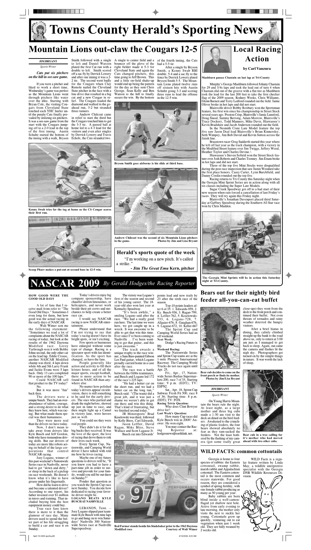 Sports Page 1