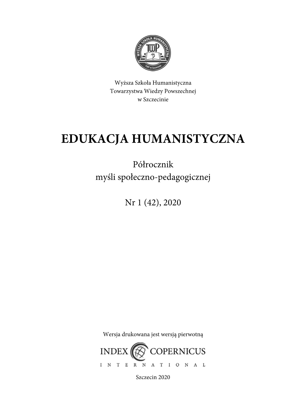 Edukacja Humanistyczna