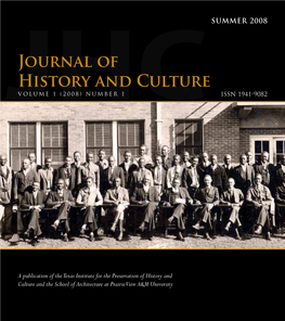 Journal of History and Culture SUMMER 2008