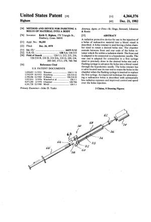 United States Patent (19) (11) 4,364,376 Bigham 45) Dec
