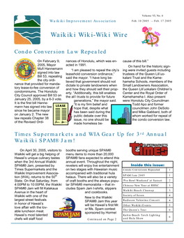 Waikiki Wiki-Wiki Wire