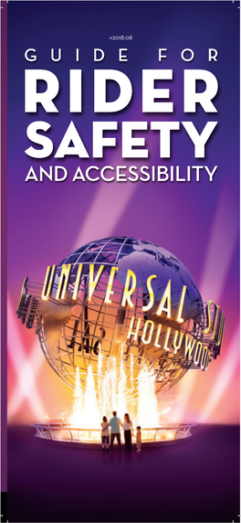 Guide for Rider Safety and Accessibility Universal Studios