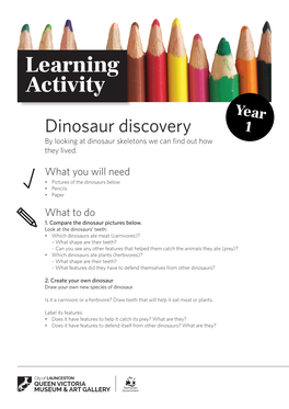 Dinosaur Discovery(PDF, 1MB)
