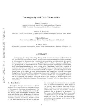 Cosmography and Data Visualization
