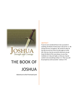 Complete Study of the Book of Joshua