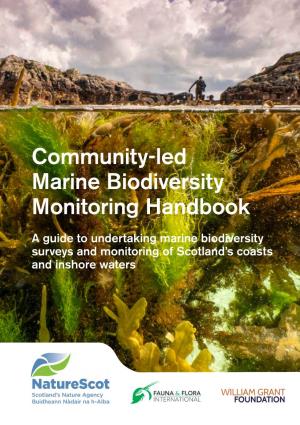 Community-Led Marine Biodiversity Monitoring Handbook 2020