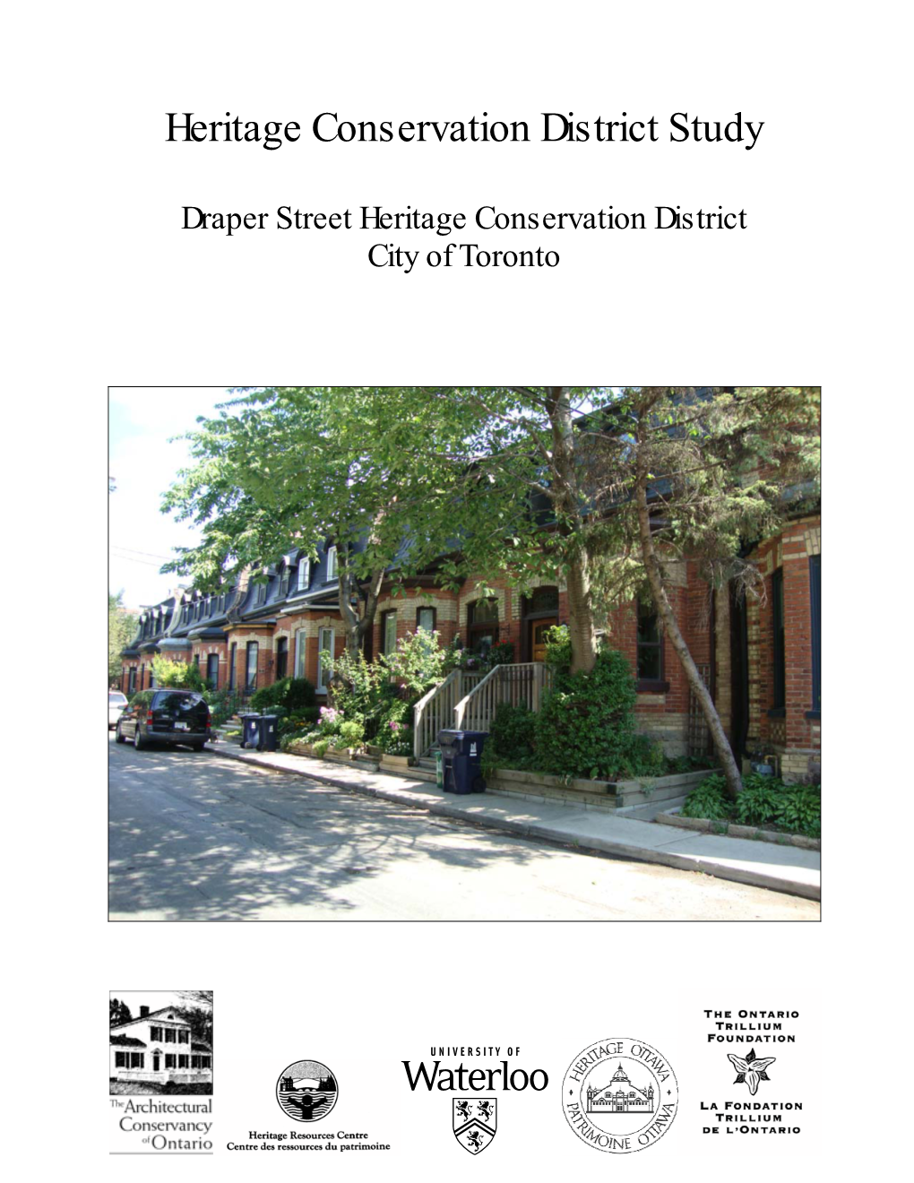 Heritage Conservation District Study