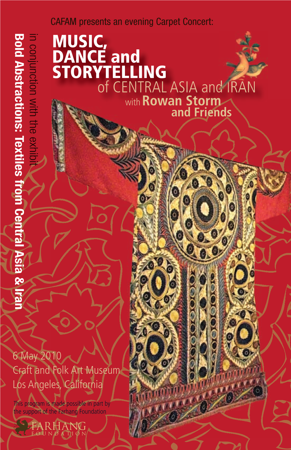 Music, Dance and Storytelling of Central Asia and Iran with Rowan Storm and Friends