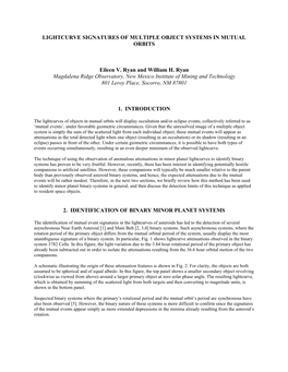 Lightcurve Signatures of Multiple Object Systems in Mutual Orbits