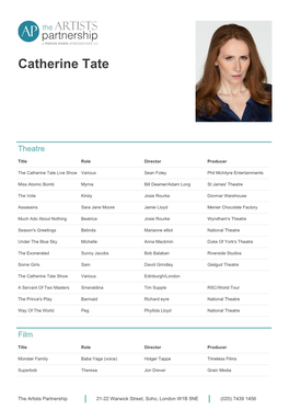 Catherine Tate