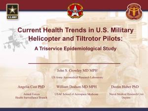 Current Health Trends in U.S. Military Helicopter and Tiltrotor Pilots: a Triservice Epidemiological Study