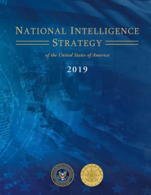 2019 National Intelligence Strategy of the United State