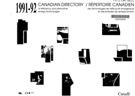 1991-92Canadian Directory / Repertoire Canadien