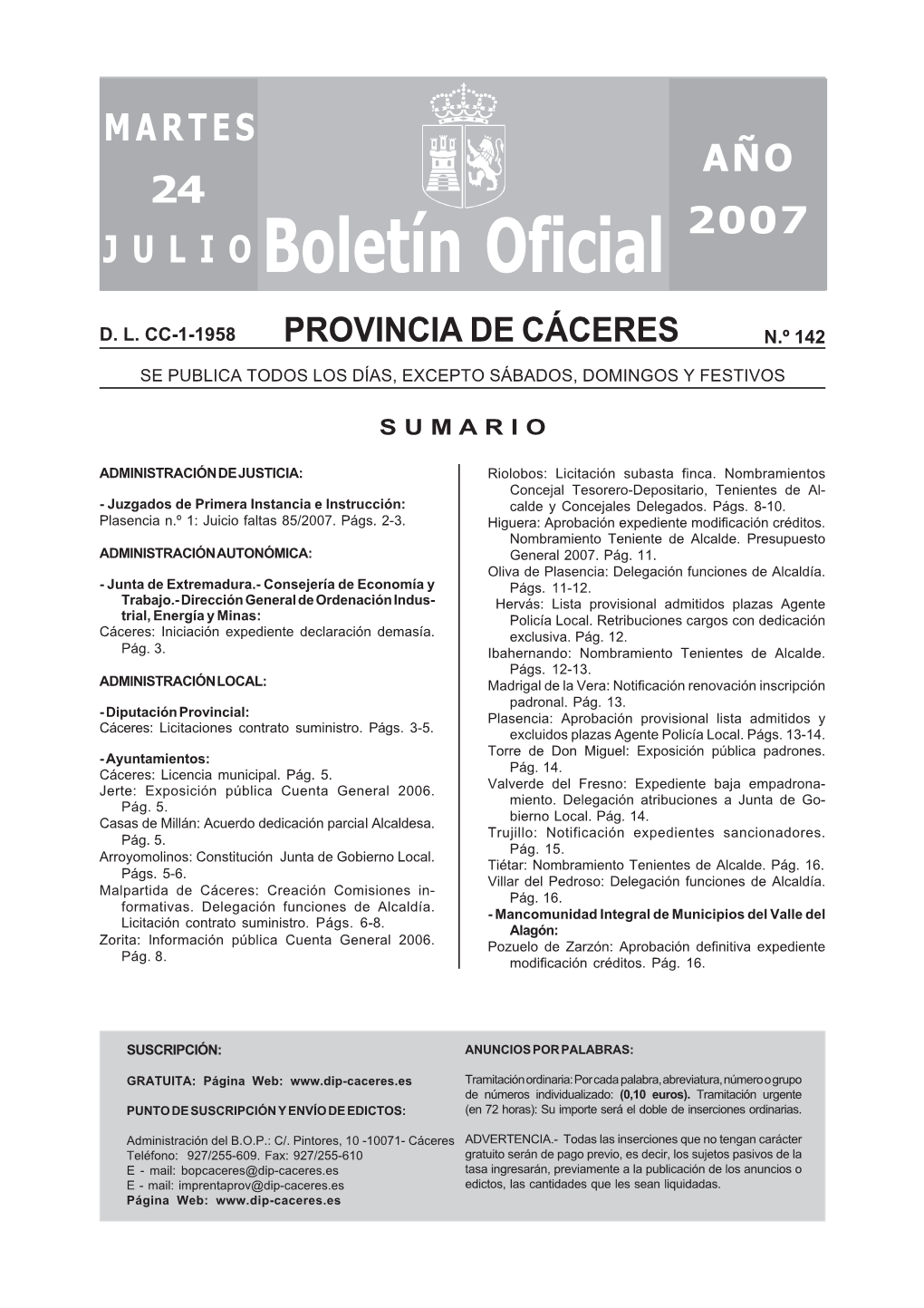 Boletín Oficial