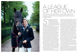 With a Passion for Excellence, World-Class Showjumper and Gucci Ambassador Edwina Tops-Alexander Shows Courage Goes a Long Way, As Elizabeth Colman Discovers