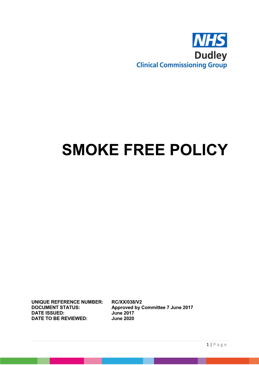 Smoke Free Policy V2.0