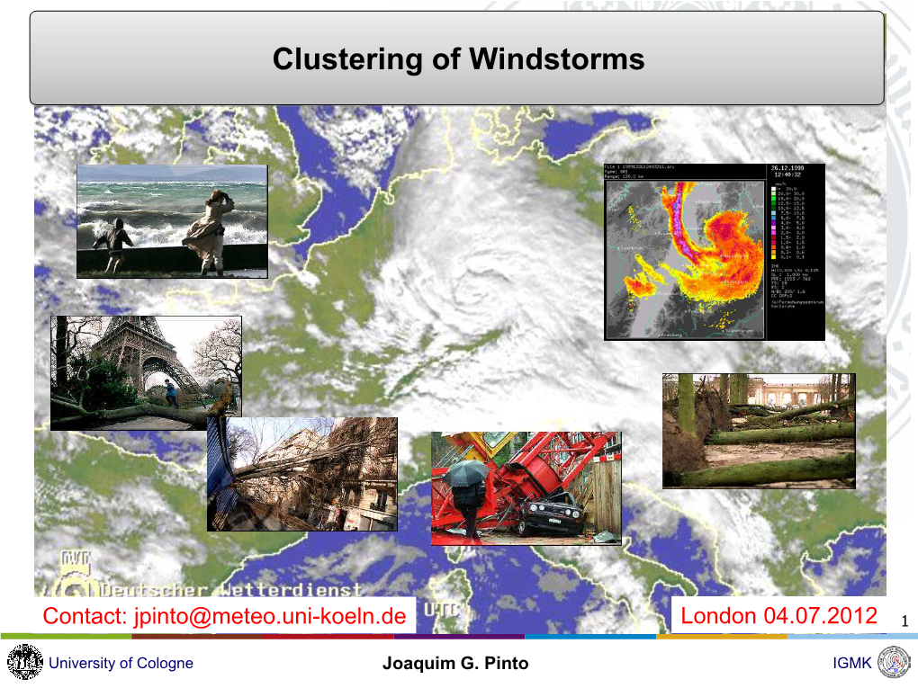Clustering of Windstorms