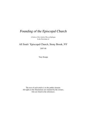 Founding of the Episcopal Church, Title Page