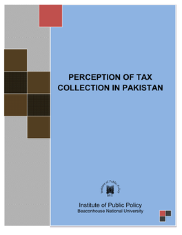 Perception of Federal Taxes in Pakistan