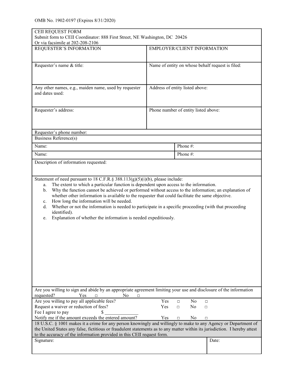 Where to Send Comments on Public Reporting Burden