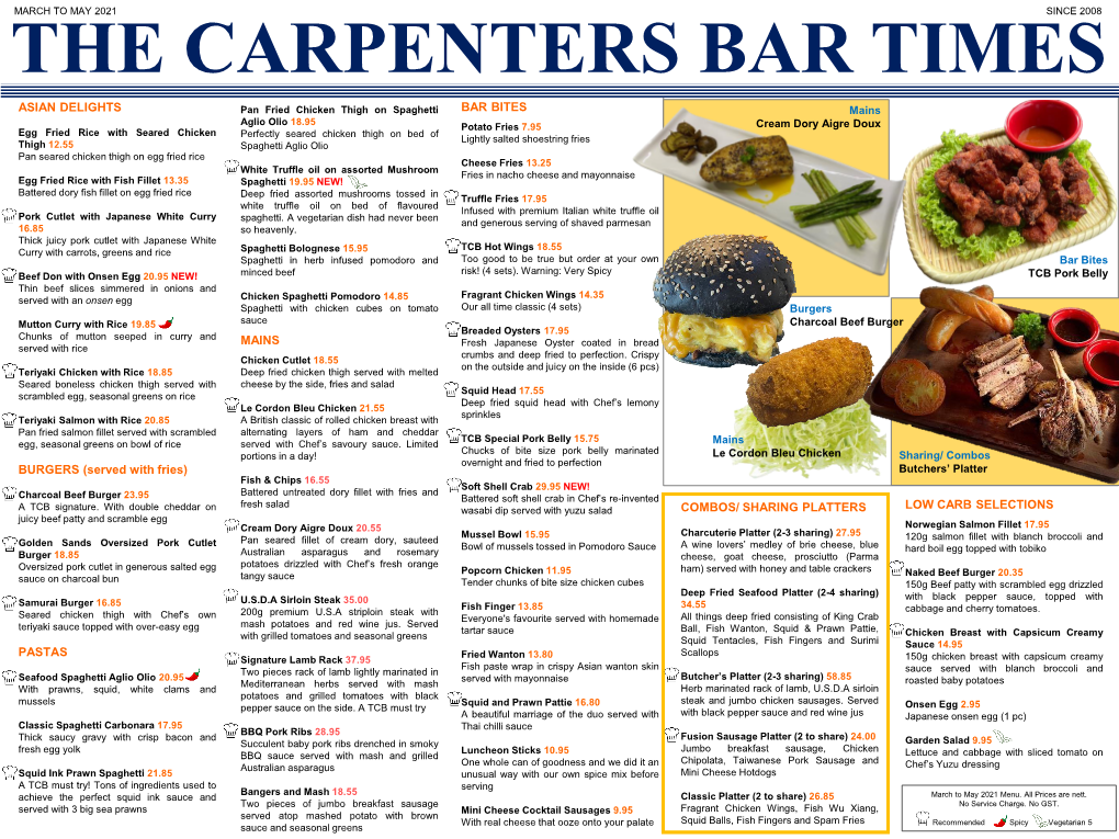 The Carpenters Bar Times