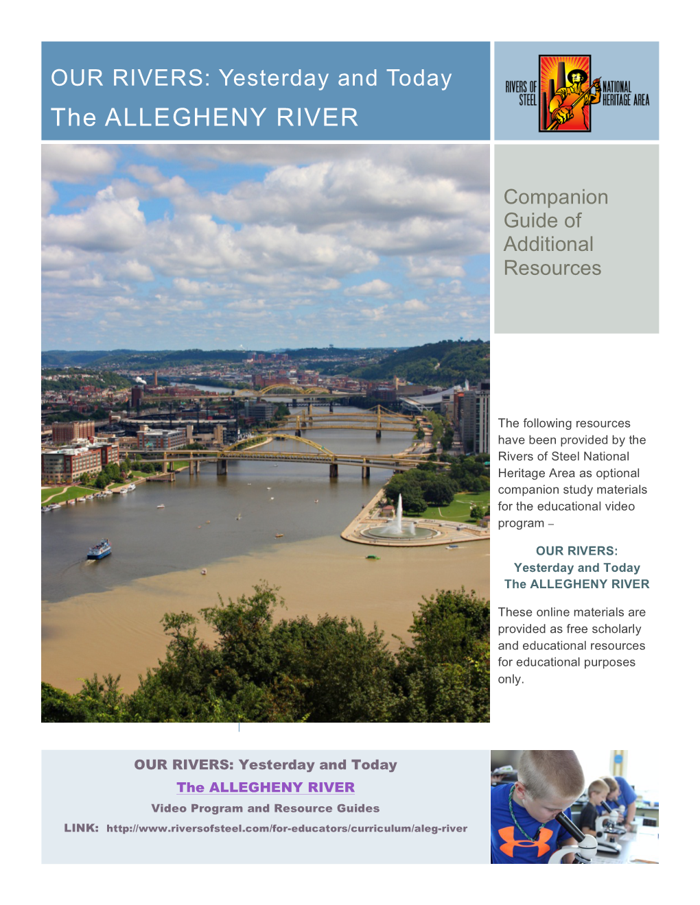 The ALLEGHENY RIVER