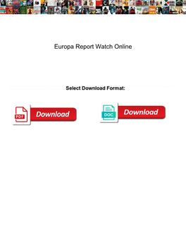 Europa Report Watch Online