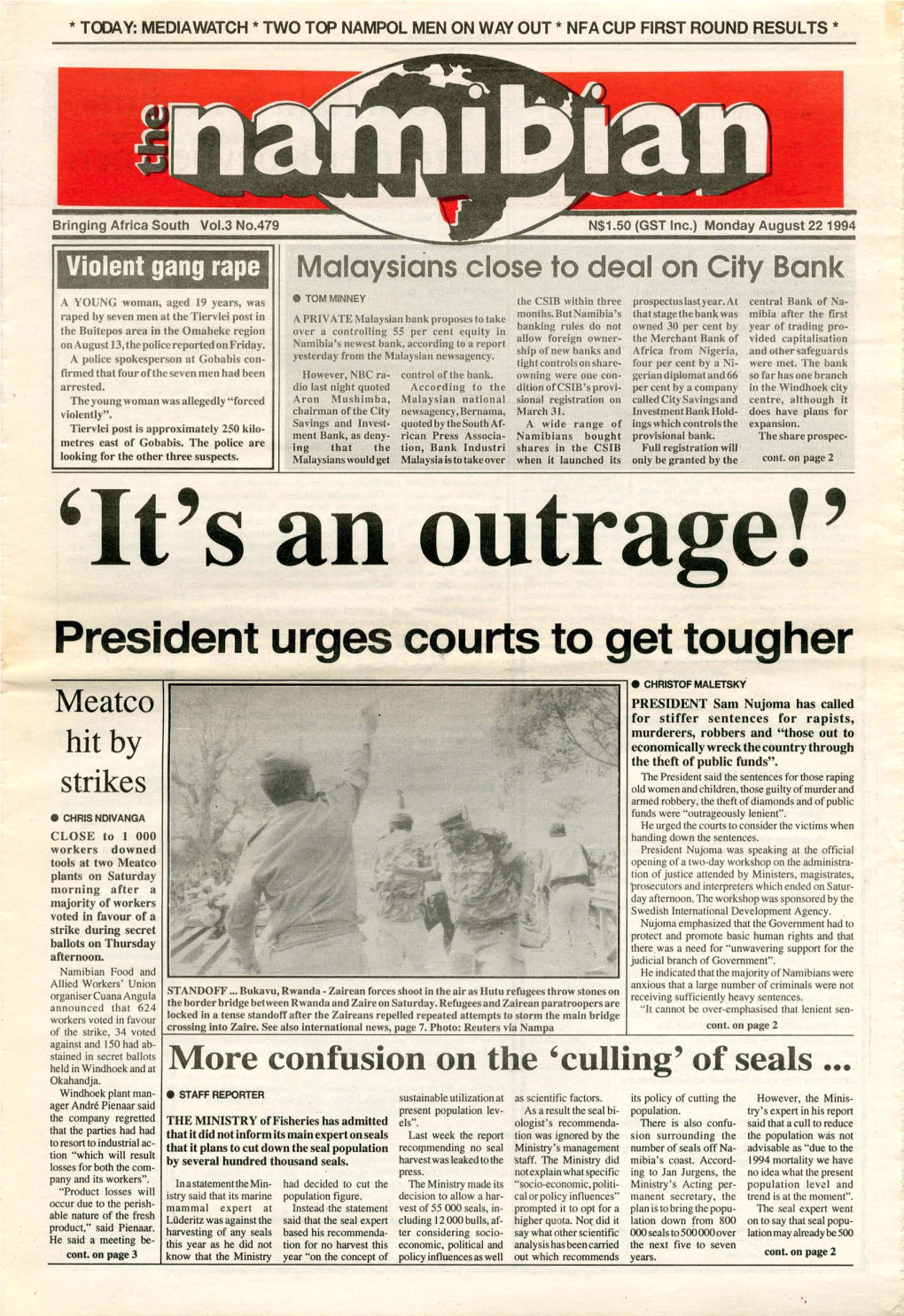 22 August 1994
