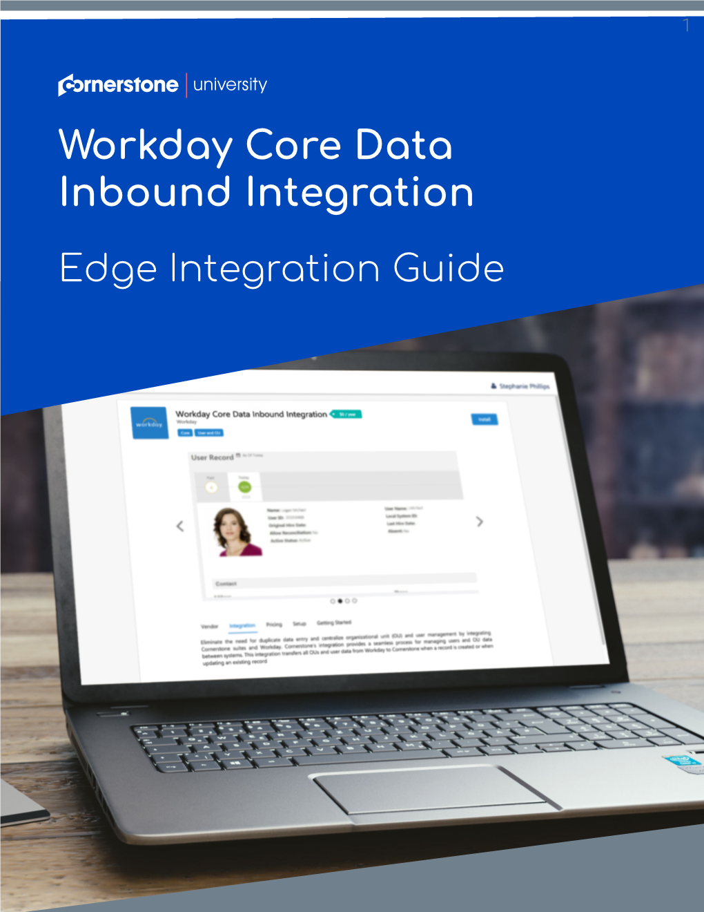 Workday Core Data Inbound Integration Edge Integration Guide 1