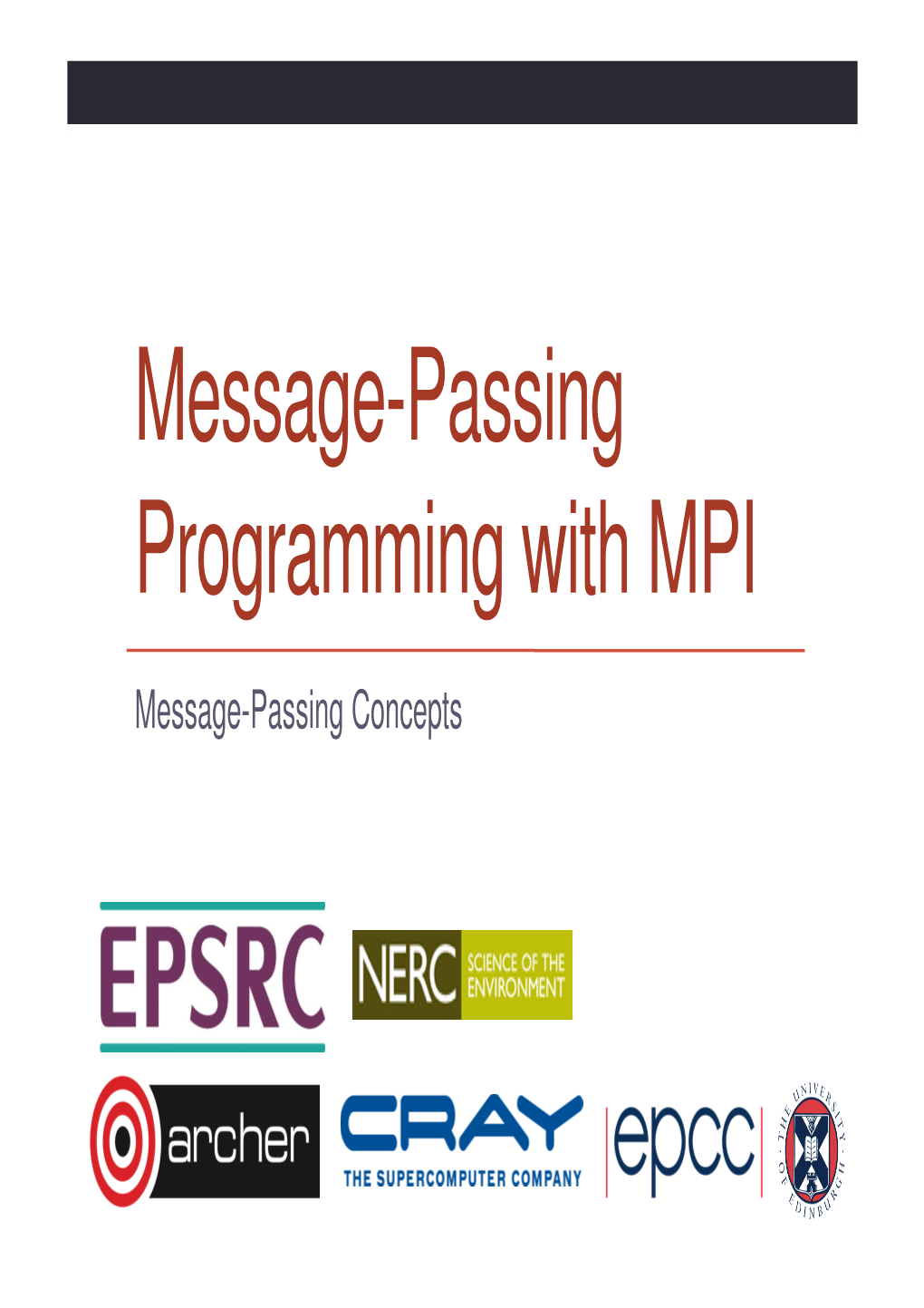 Message-Passing Programming with MPI