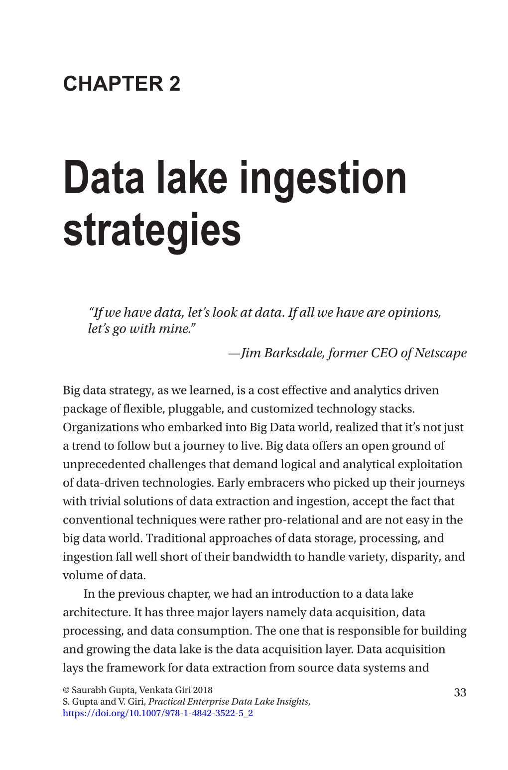 Data Lake Ingestion Strategies