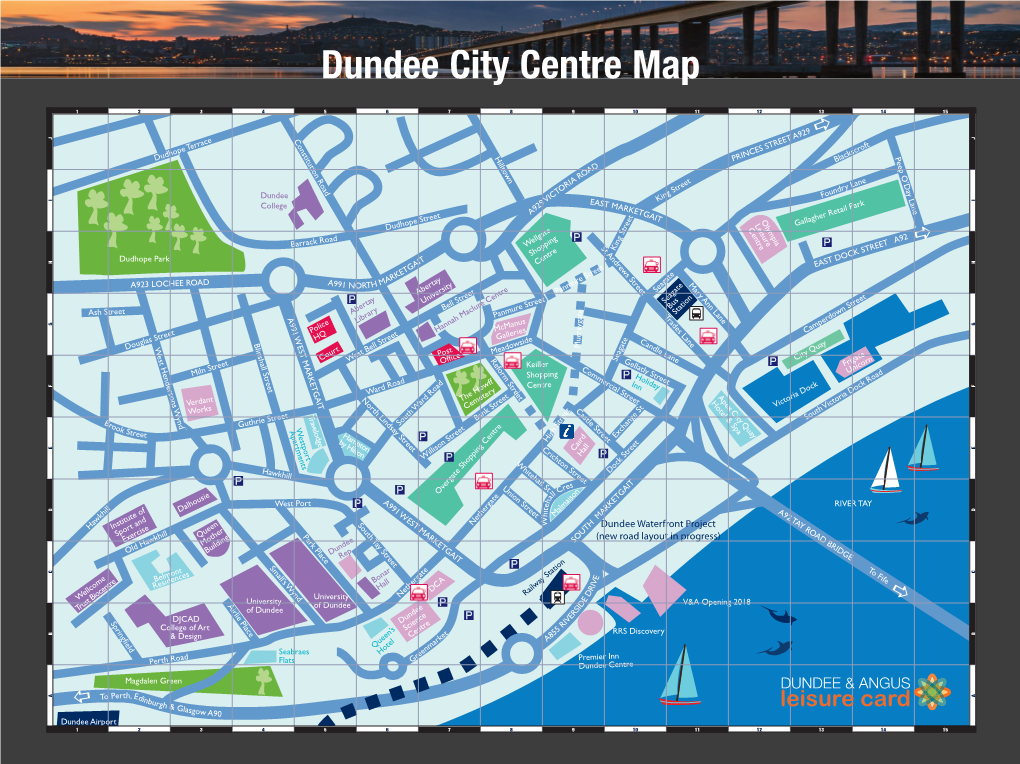 Dundee City Centre Map