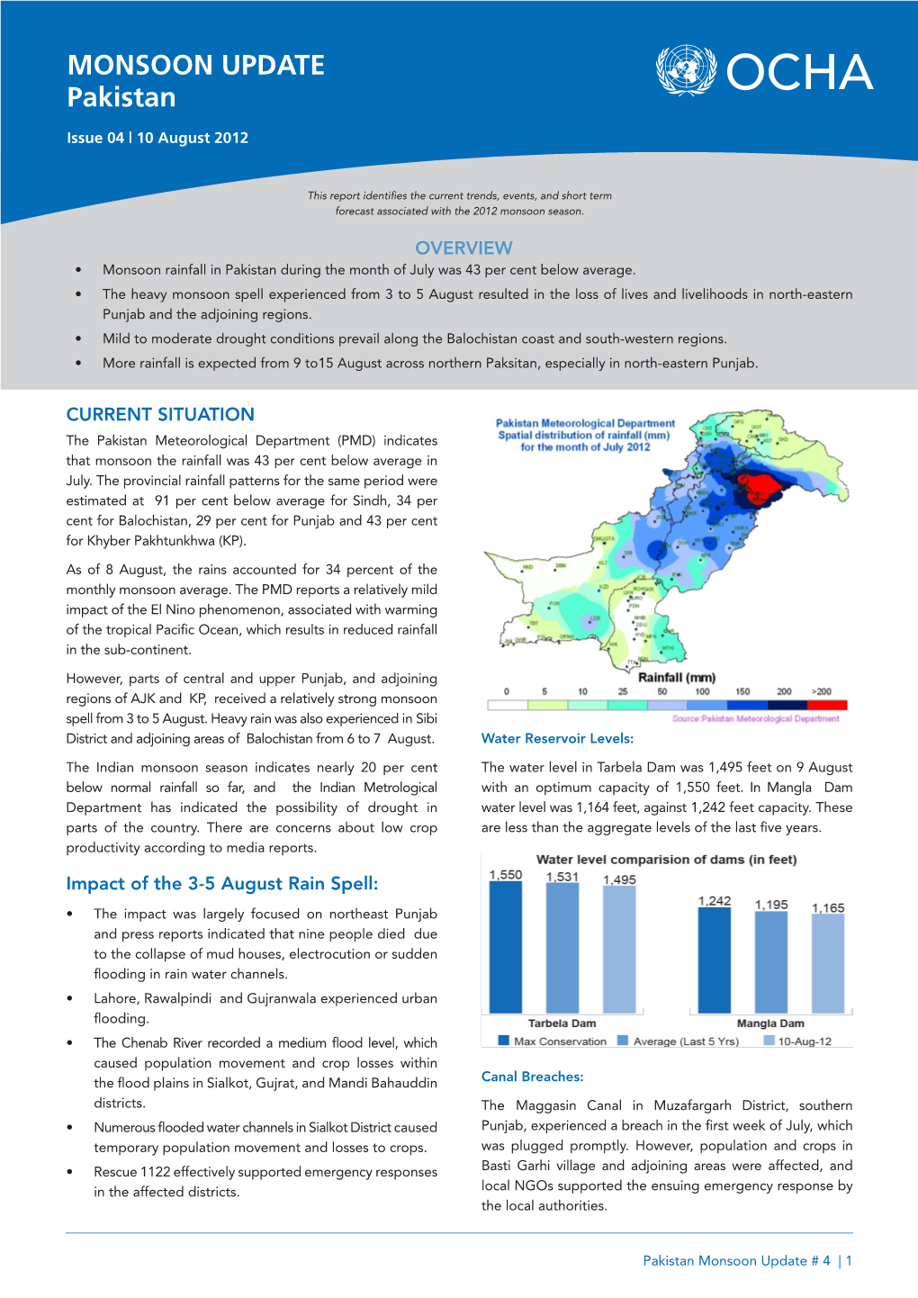 MONSOON UPDATE Pakistan