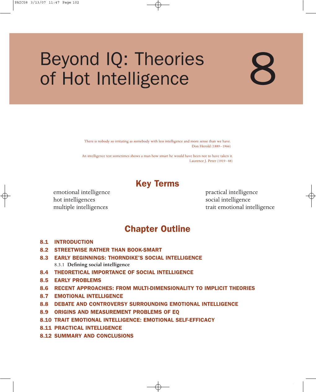 Beyond IQ: Theories of Hot Intelligence 8