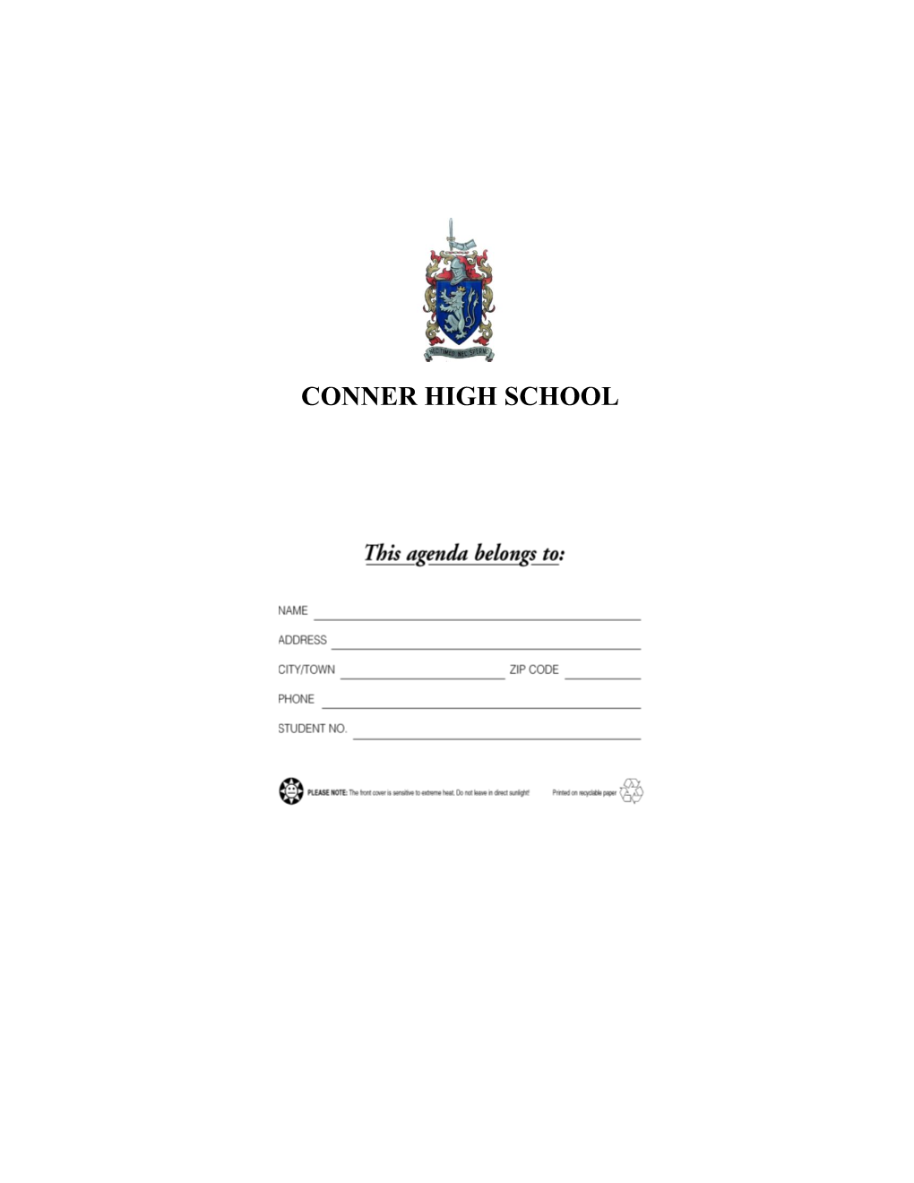 Conner Student Handbook 2020-2021