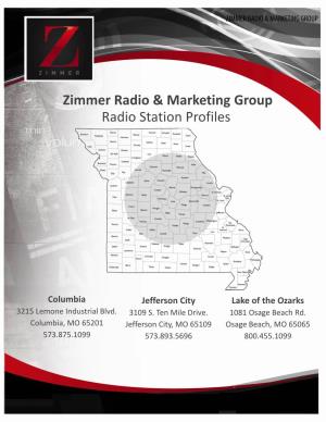 Zimmer Radio & Marketing Group Radio Station Profiles