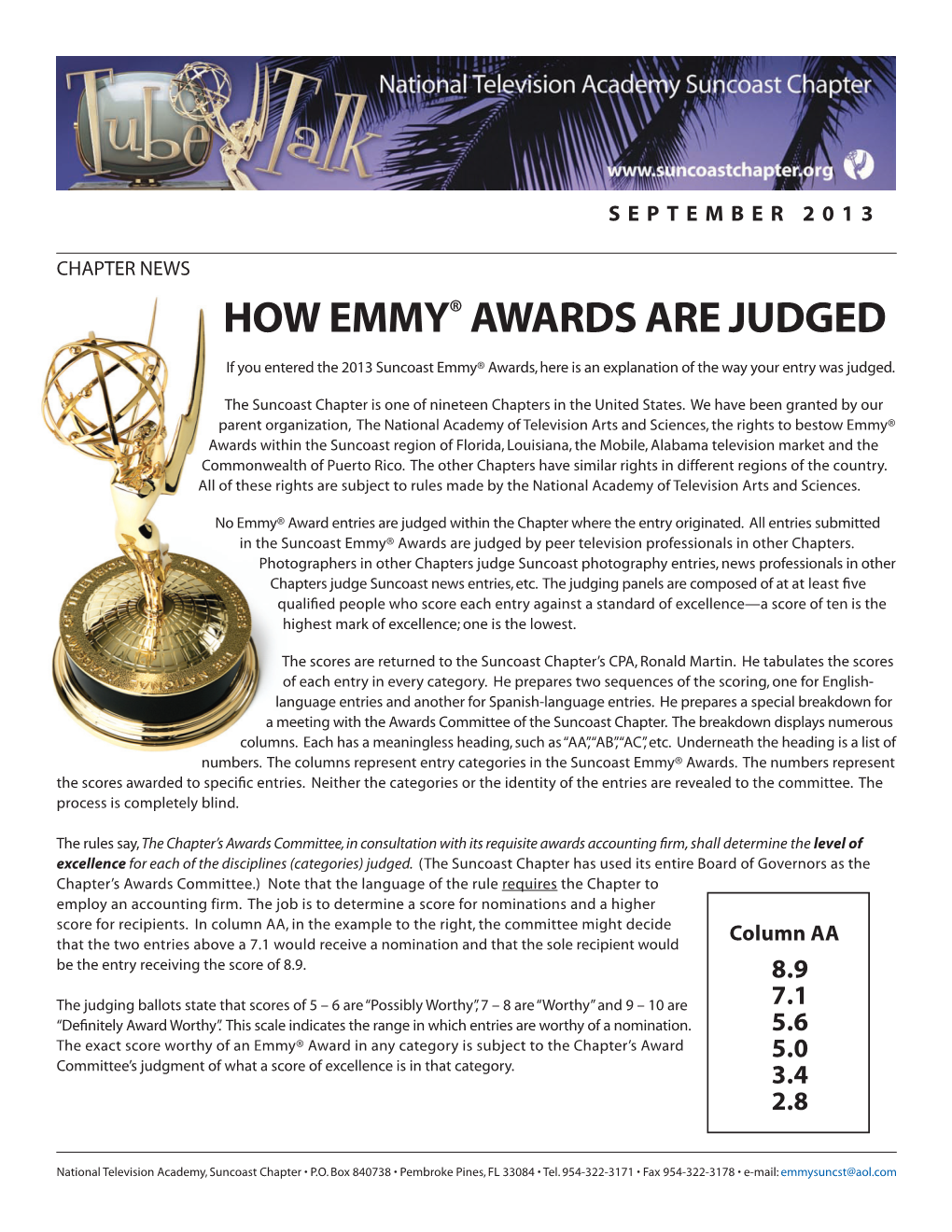 How Emmy® Awards Are Judged