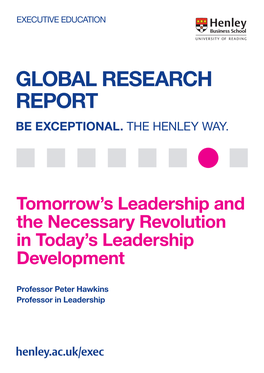 Global Research Report Be Exceptional