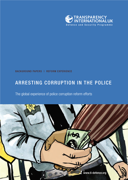Arresting Corruption in the Police