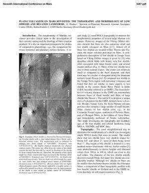 Plains Volcanism on Mars Revisited: the Topography and Morphology of Low Shields and Related Landforms