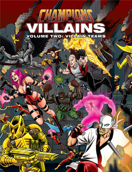 Villain Teams TABLE of CONTENTS