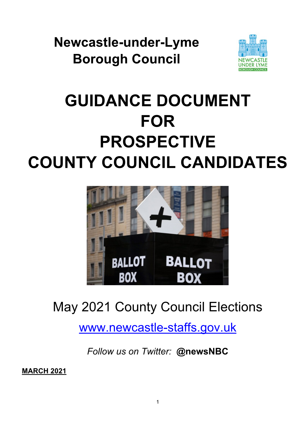 Guidance Document for Prospective County Council Candidates