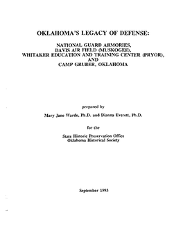 Oklahoma's Legacy of Defense