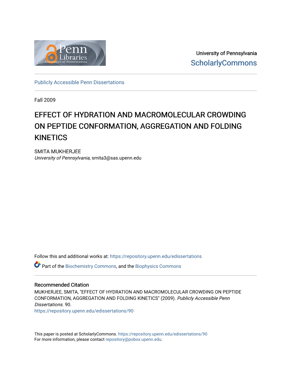 Effect of Hydration and Macromolecular Crowding on Peptide Conformation, Aggregation and Folding Kinetics