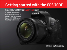 Getting Started with the EOS 700D